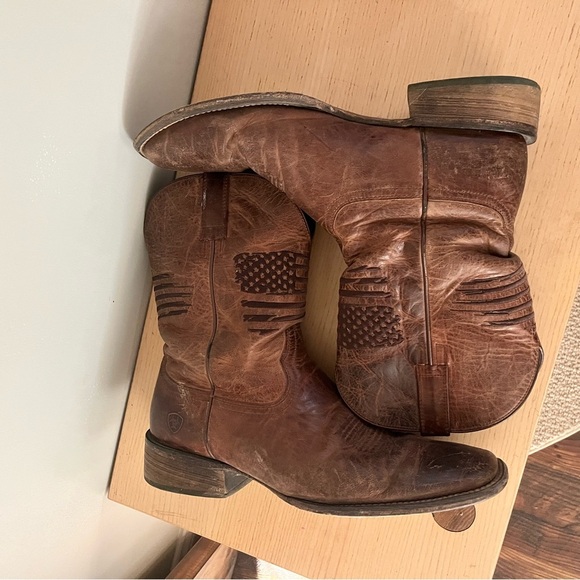 Ariat  Circuit Patriot Western Men`s Boot Size 14 D Weathered brown (10029699) main image 8